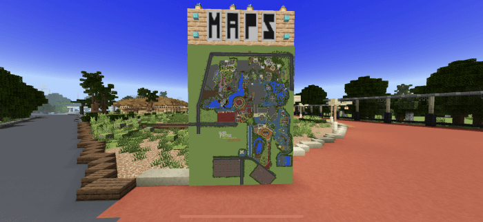 Карта парка