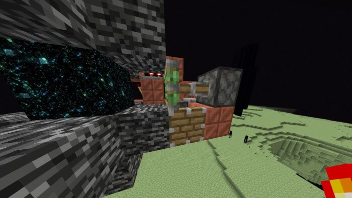 Дюп песка, наковальни и других падающих блоков